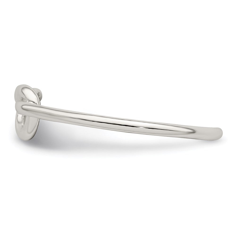 Sterling Silver Polished Knot Ring