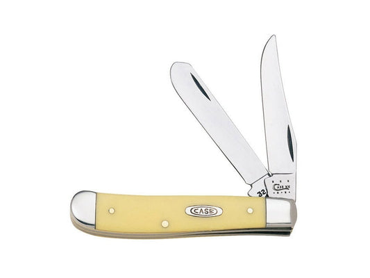 Case XX Knives Yellow Synthetic Mini Trapper Pocket Knife