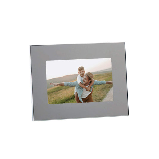 Creative Gifts International 023712 4 x 6 in. Nickel Pltaed Boston Frame - White