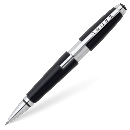 Cross Edge Gel Pen, Retractable, Medium 0.7 Mm, Black Ink, Black Barrel