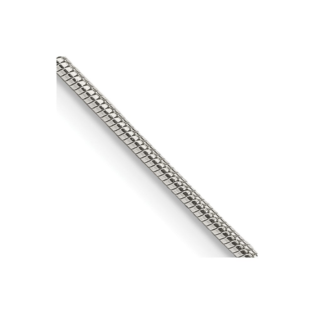 Sterling Silver 1.2mm Snake Chain 22 Inches
