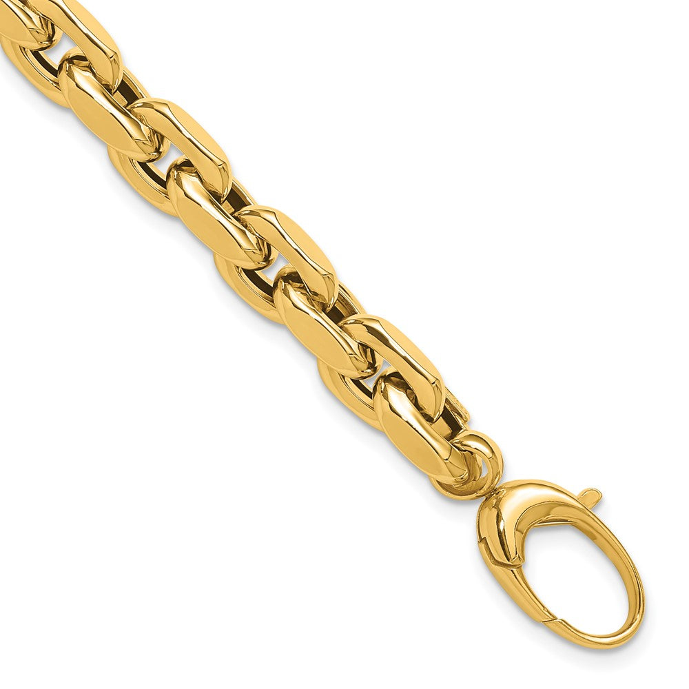14K Polished Fancy Link Bracelet 7.5  inches