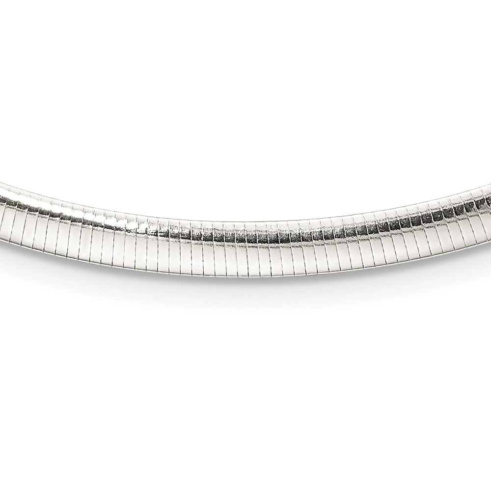 Sterling Silver 4.5mm Polished Cubetto 16in Necklace 16 Inches