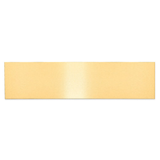 1 7/8 x 7 1/2 Satin Brass Plates-Set of 6