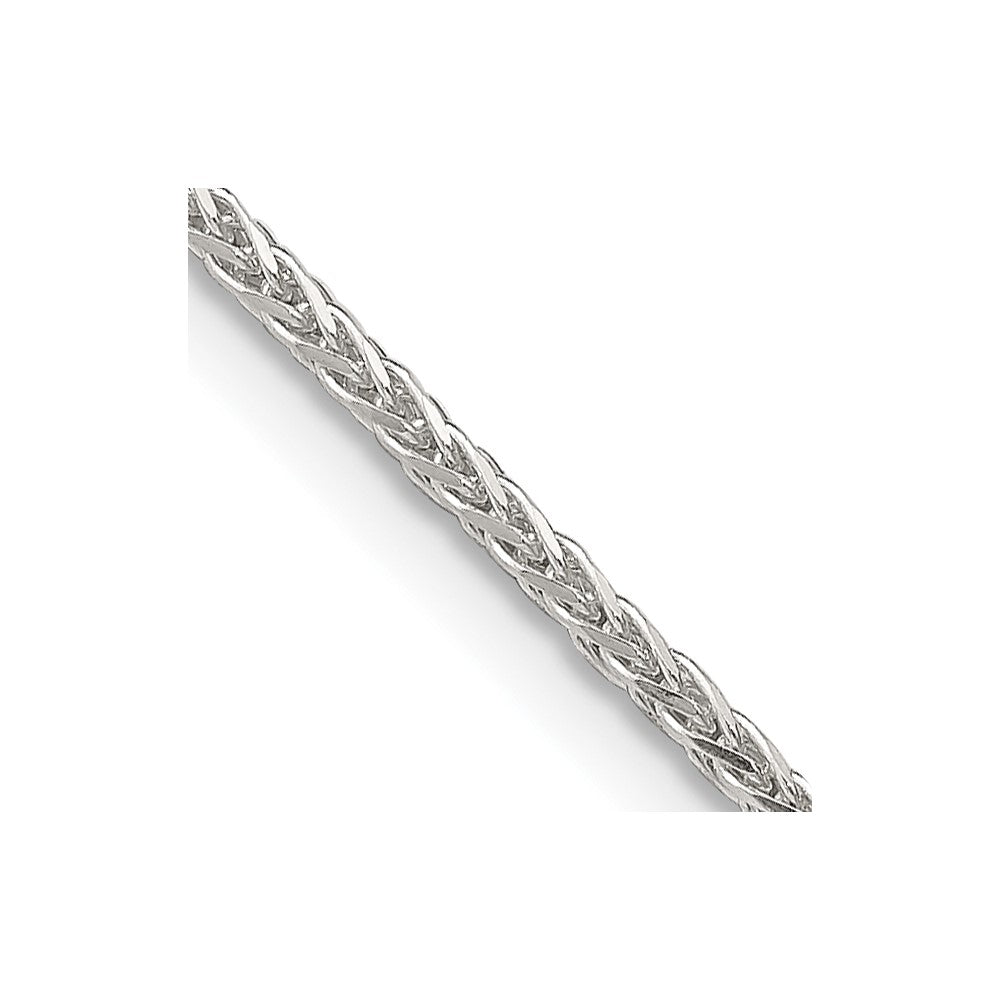 Sterling Silver 1.45mm Diamond-cut Round Spiga Chain 28 Inches
