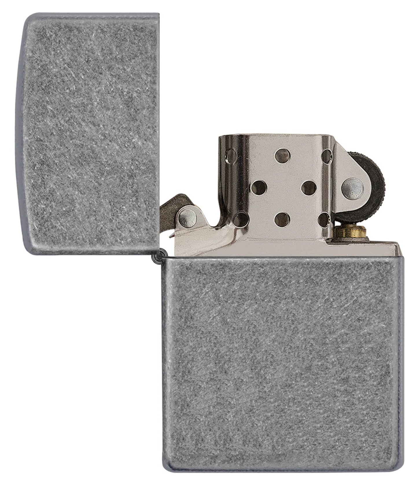 Zippo Antique Silver Plate Pocket Lighter