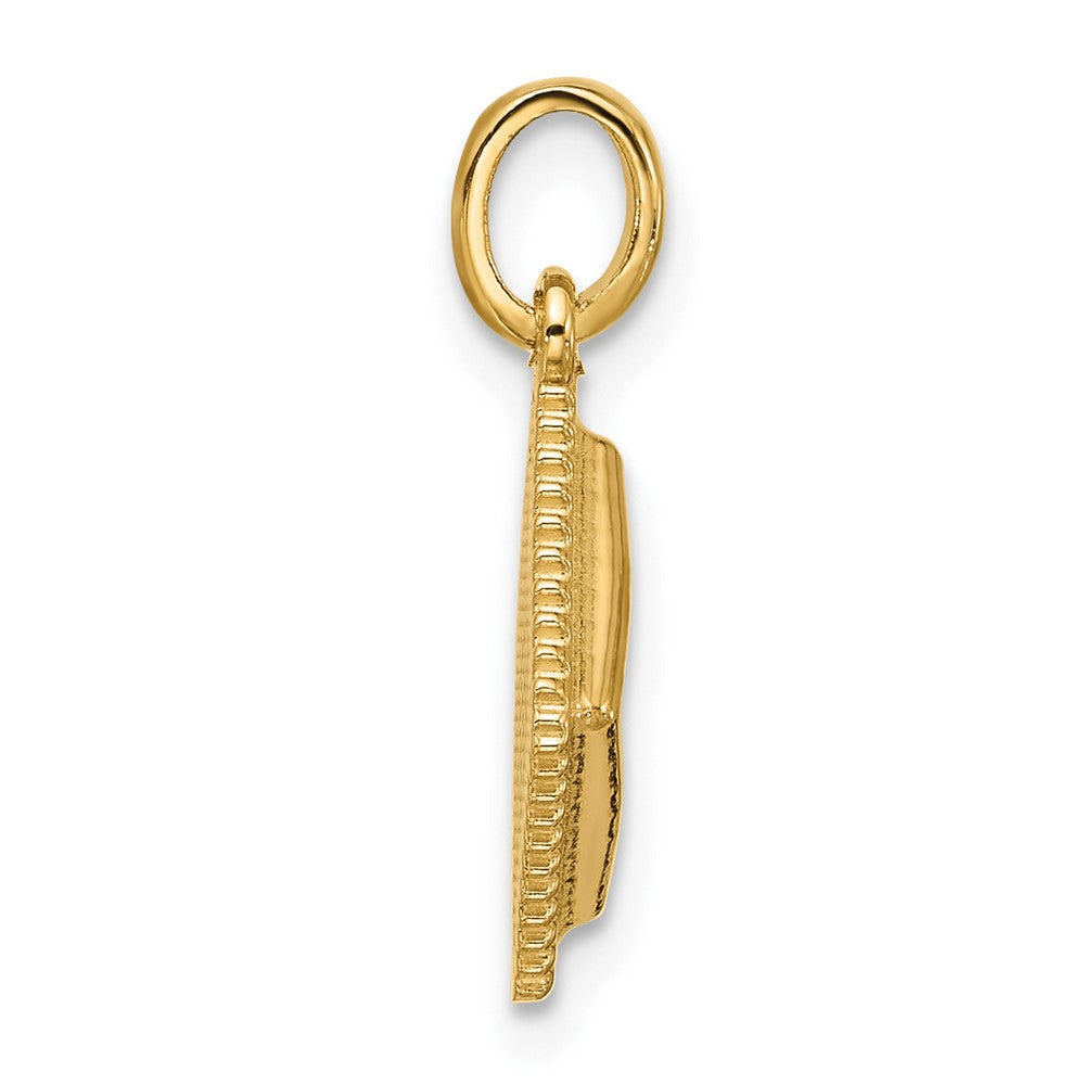 14k Yellow Gold Fancy Ravioli