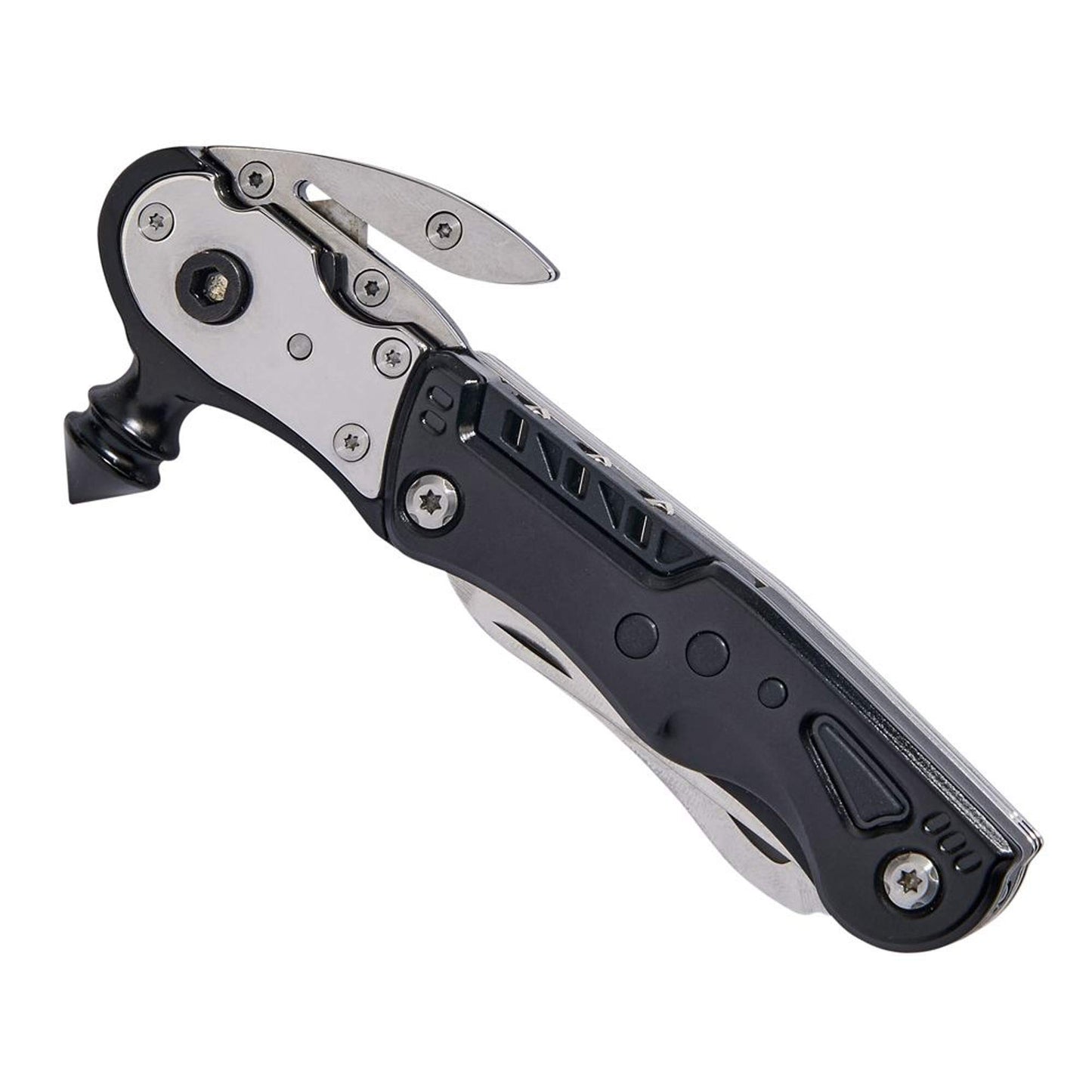 Black Glass Breaker with Multi Tools, 6"L