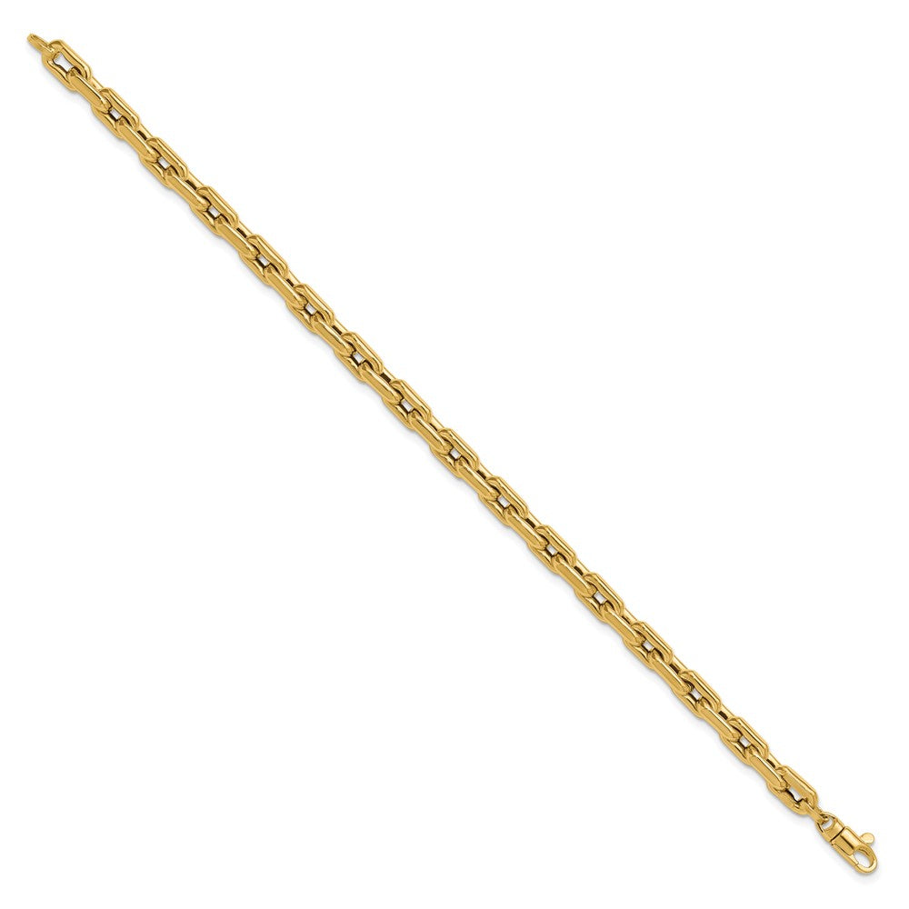 14K Polished Fancy Link Bracelet 7.5  inches