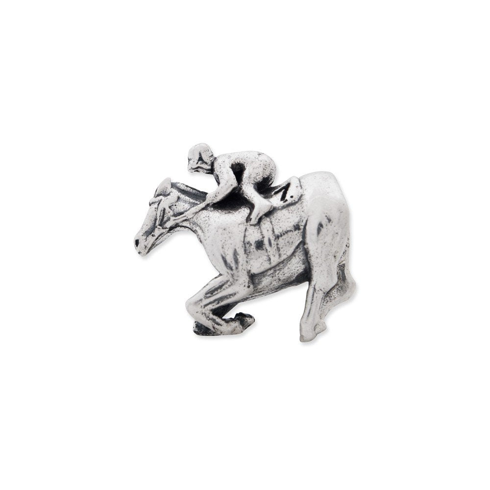 Sterling Silver Reflections Race Horse Bead
