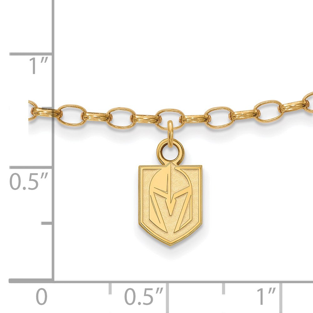 GP Sterling Silver Vegas Golden Knights Anklet