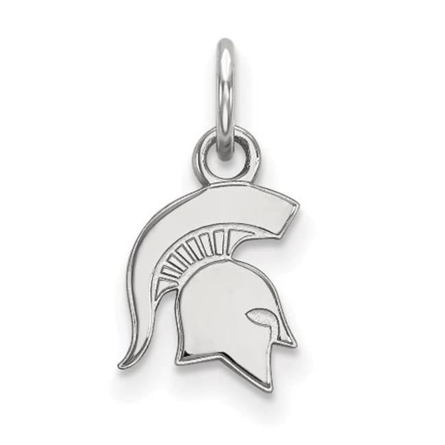 LogoArt SS043MIS Sterling Silver Michigan State University Extra Small Pendant