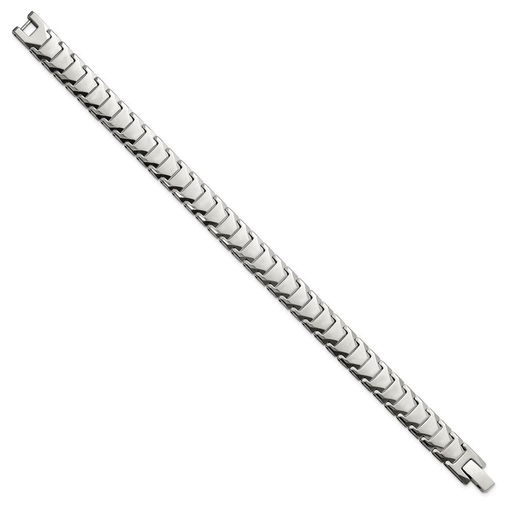 Tungsten Polished 9in Bracelet 9 inches