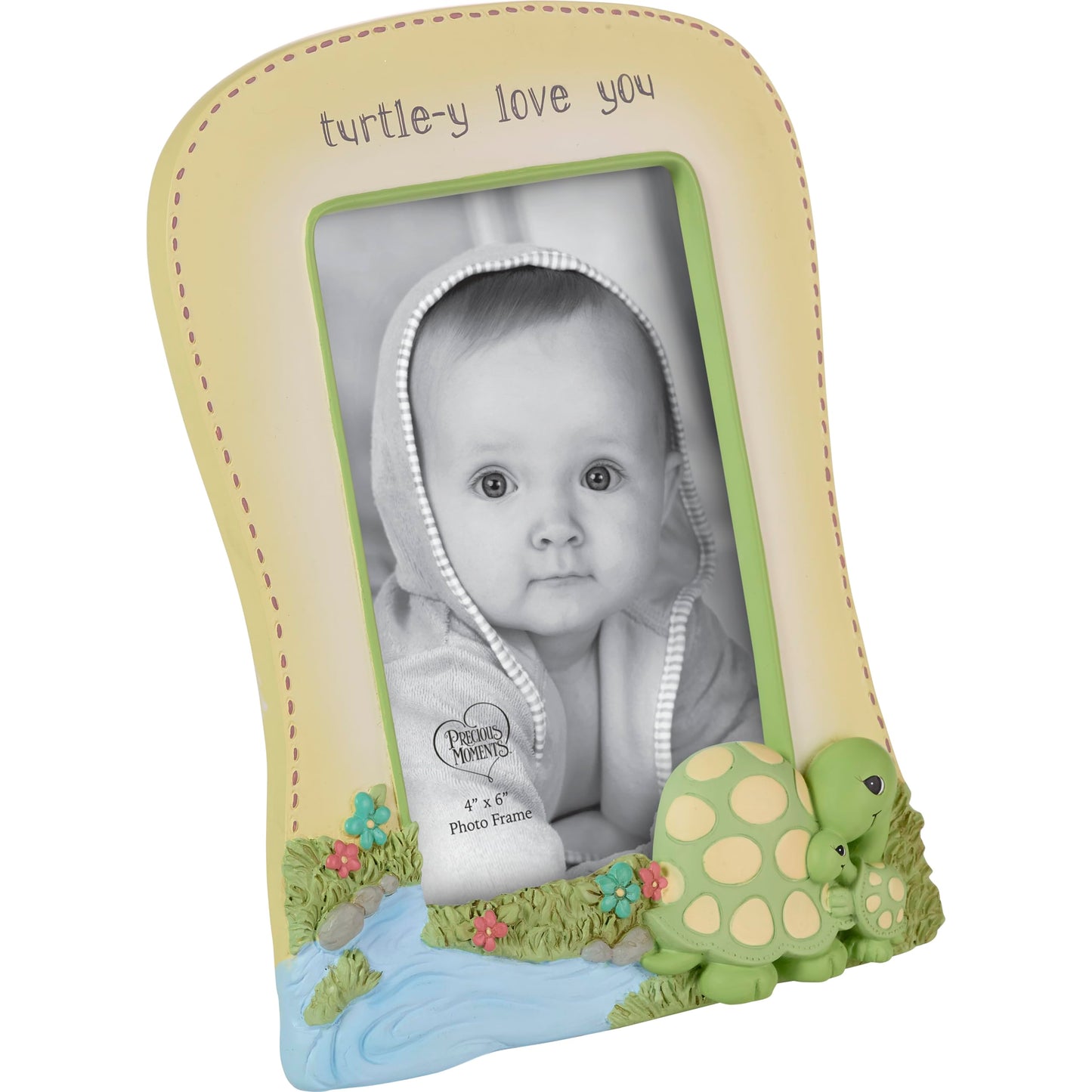 Precious Moments Hand-painted Resin Stegosaurus Dinosaur 4x6 Photo Frame