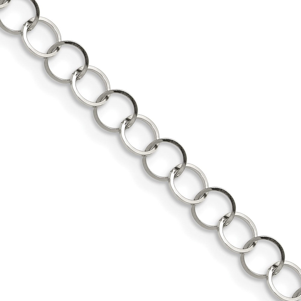 Stainless Steel Polished 22in Fancy Link Chain