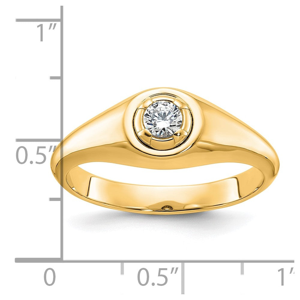 SS & RP IBGoodman Brown CZ complete Ring
