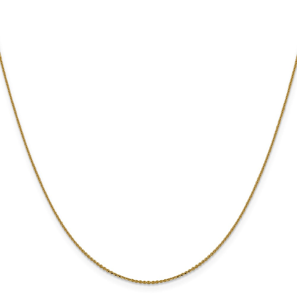 14K 1.0 mm D/C Cable Chain