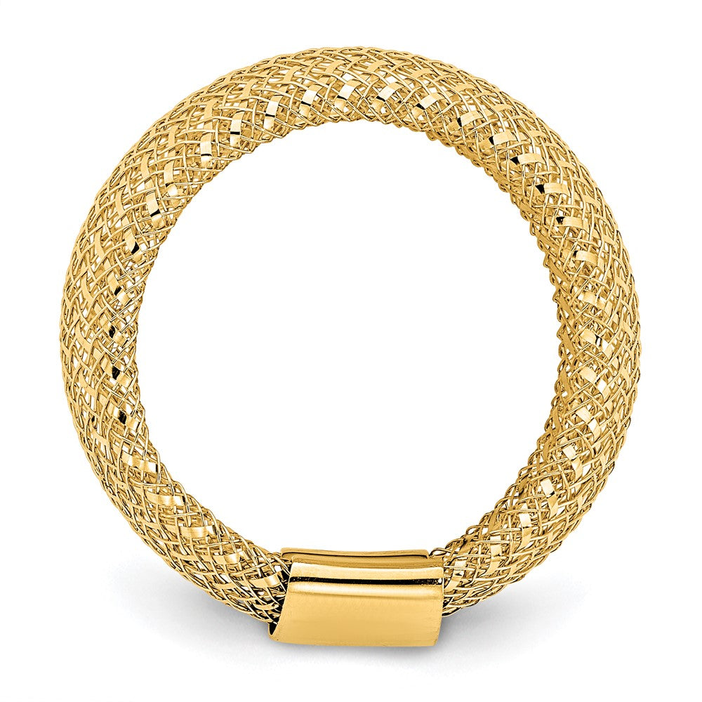 10K Stretch Ring Size 4