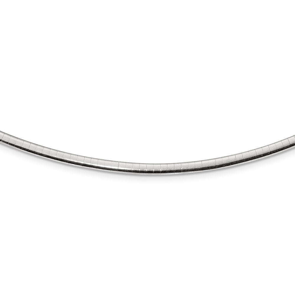 Sterling Silver Gold-pltd 3mm Reversible w/2in ext Cubetto Chain 18 Inches