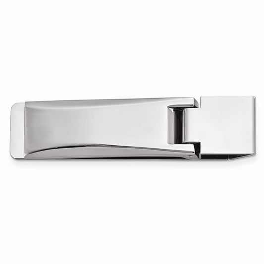 Silver-tone Money Clip - Engravable Personalized Gift Item