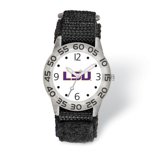 LogoArt Louisiana State University Childs Fan Nylon Strap Quartz Watch QLSU173