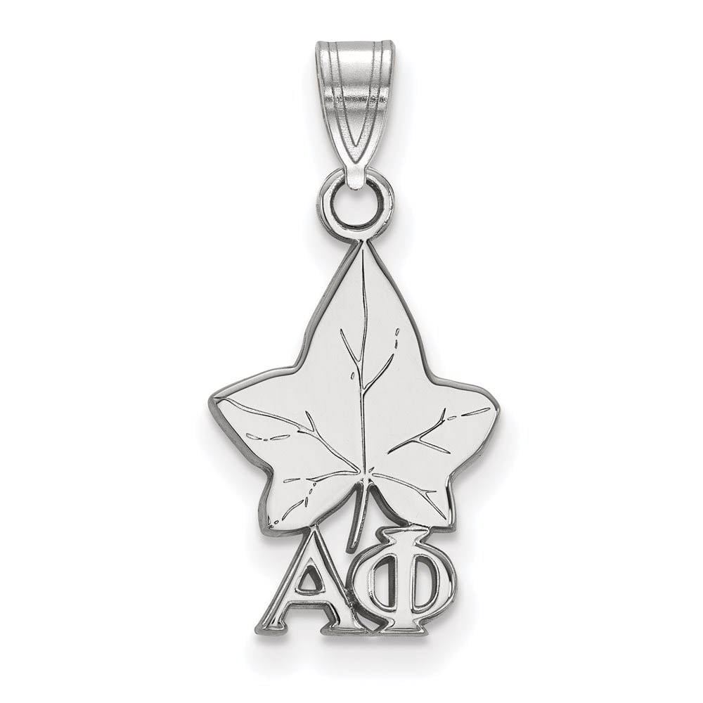 Sterling Silver Official Licensed Greek Sororities Alpha Phi (??) Small Pendant