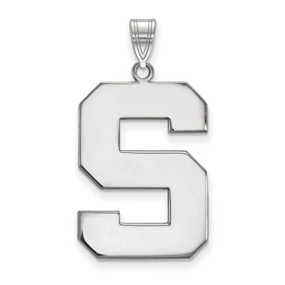 LogoArt SS005MIS Sterling Silver Michigan State University Extra Large Pendant