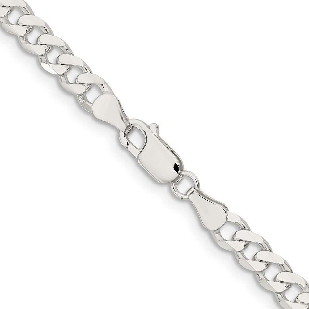 Sterling Silver 5.7mm Curb Chain 20 Inches