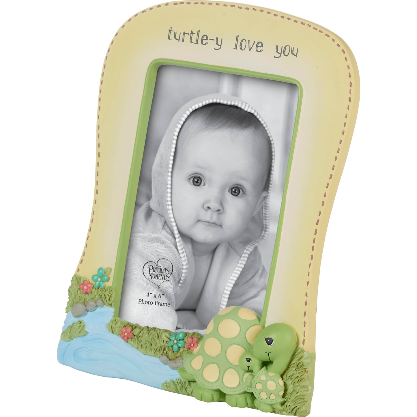 Precious Moments Hand-painted Resin Stegosaurus Dinosaur 4x6 Photo Frame