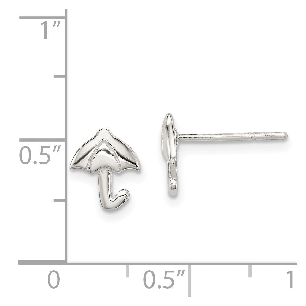 Sterling Silver Madi K Umbrella Post Earrings