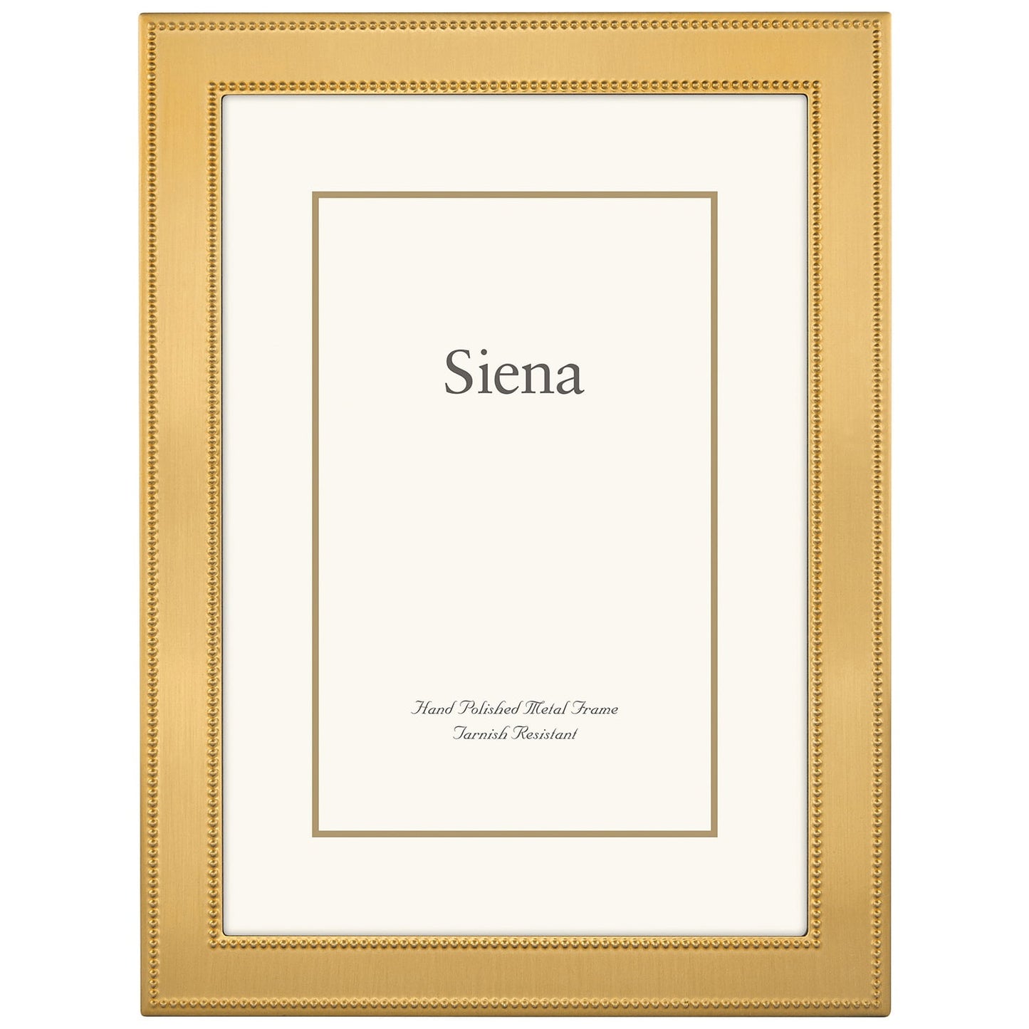 Siena Beaded Frame Gold 8x10