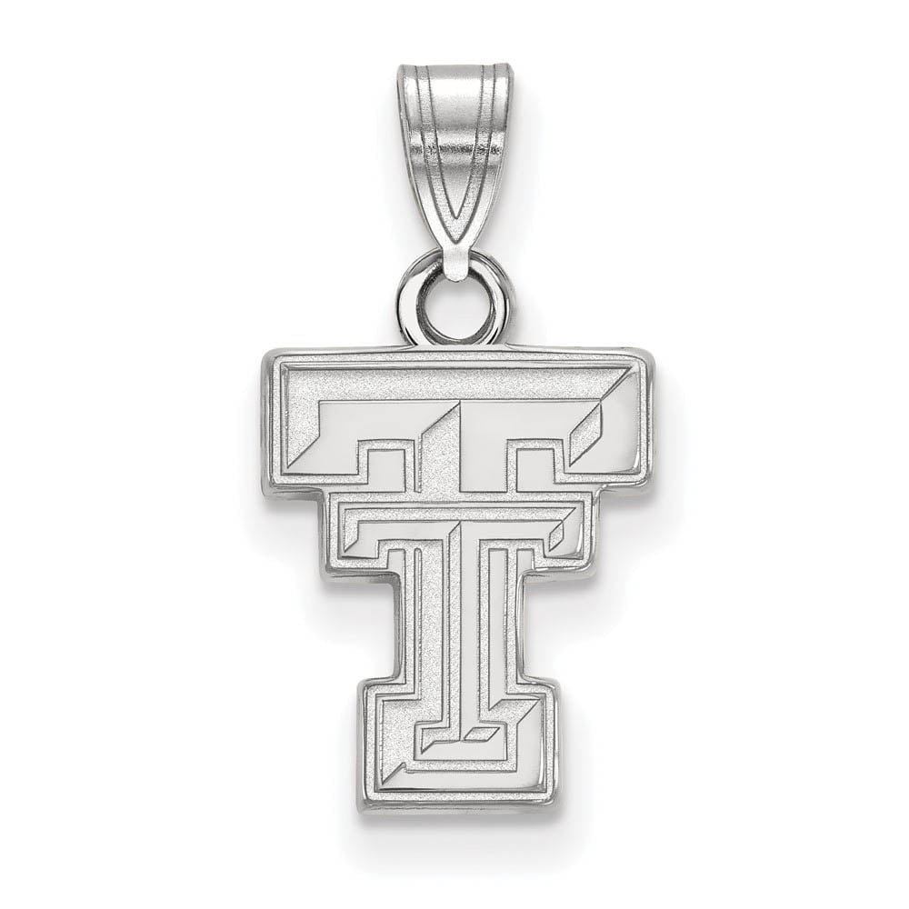 Sterling Silver Texas Tech U. Small 'TT' Pendant