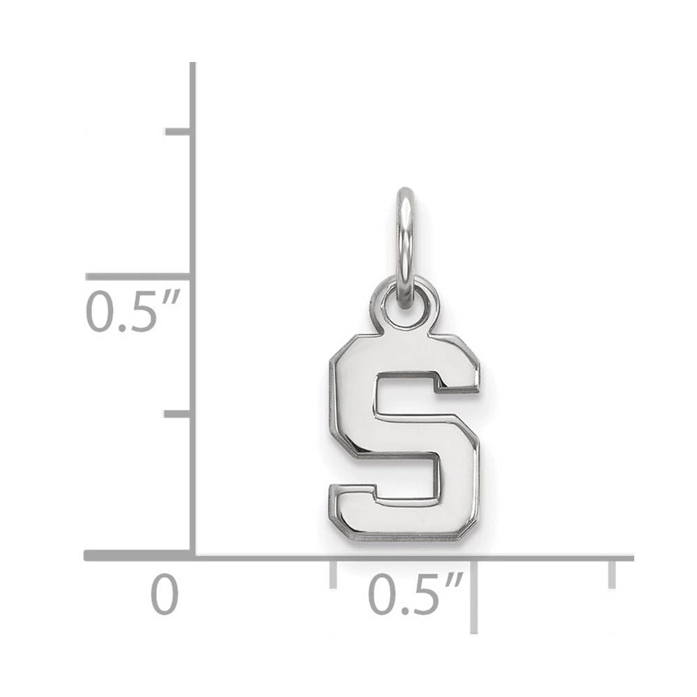 Women's Michigan State Spartans Sterling Silver XS Pendant