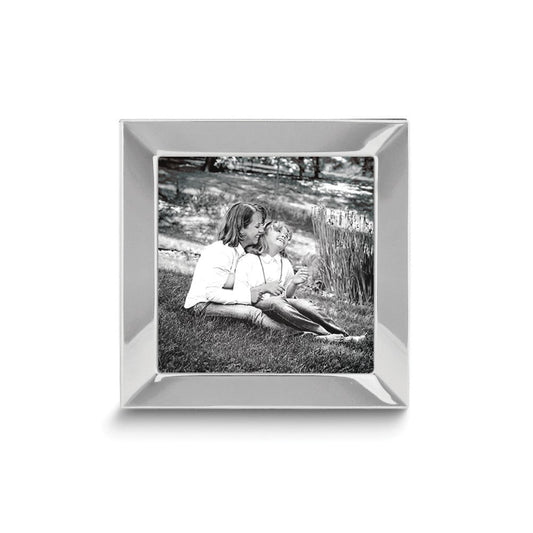 Silver-plated Plain 3x3 Photo Frame QGM19965