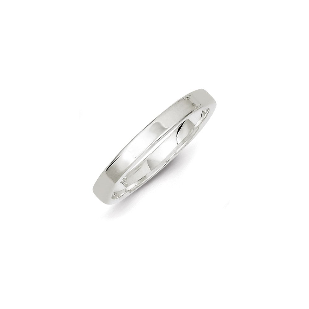 Sterling Silver 3mm Lightweight Flat Size 5.5 Band