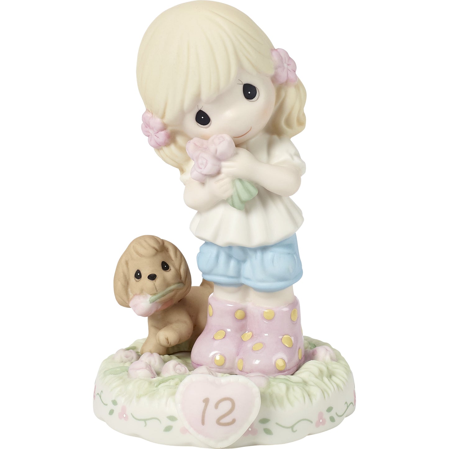 Precious Moments Growing In Grace Age 12 Blonde Girl Figurine, Count 1