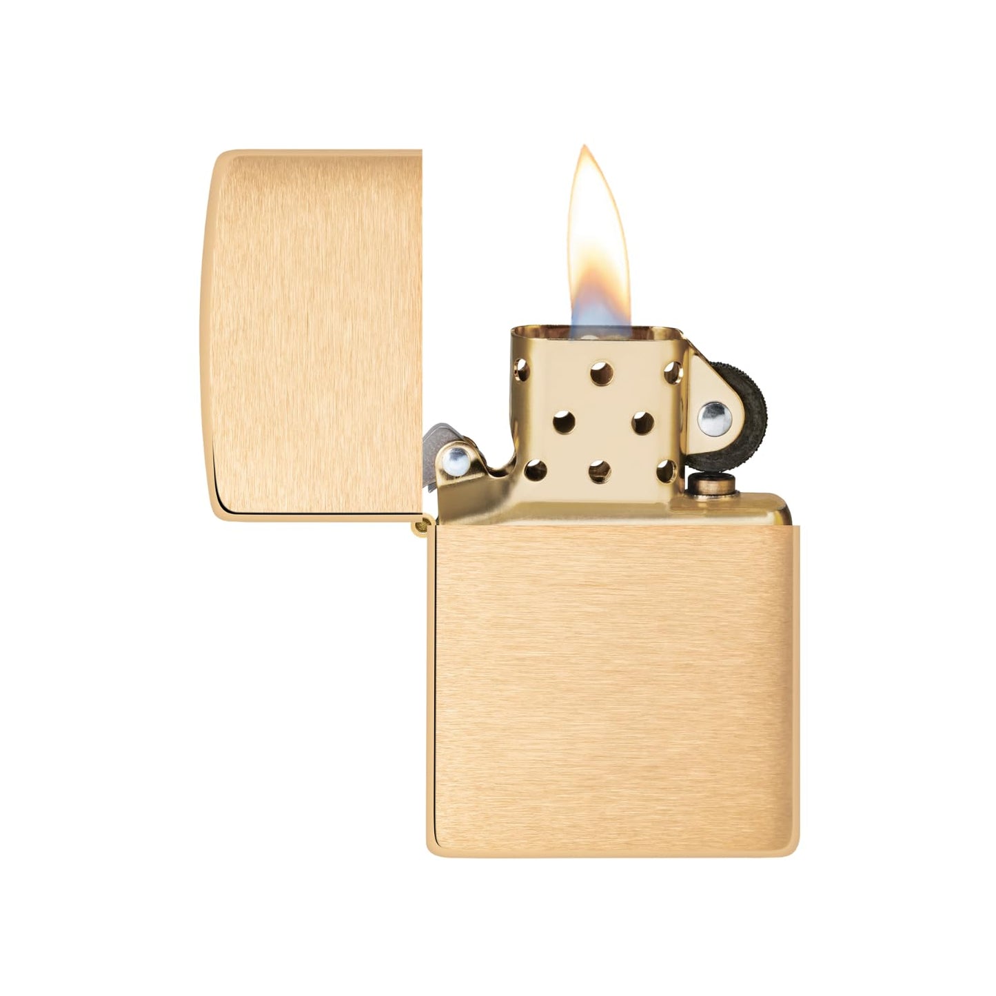 Zippo Classic Brushed Brass Pocket Lighter