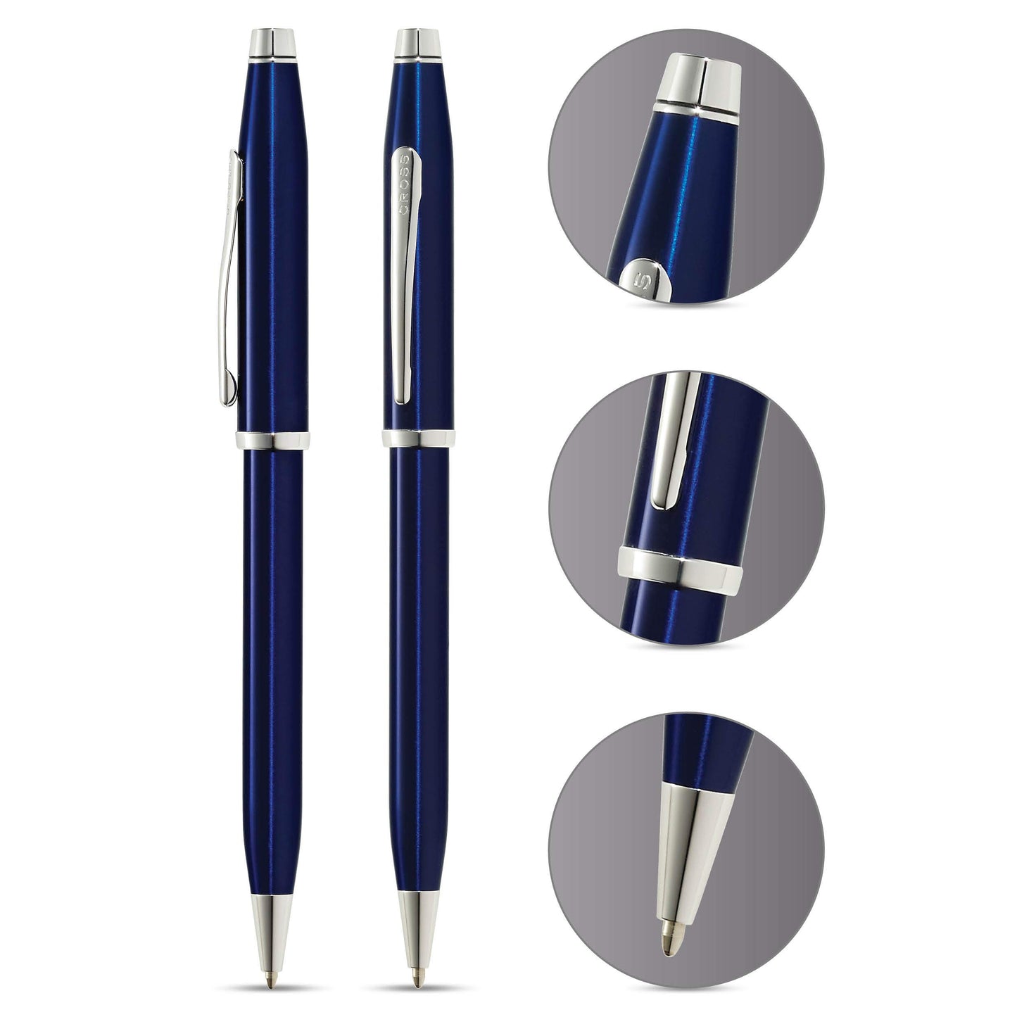 Century II Pen - Ballpoint - Translucent Blue Lacquer