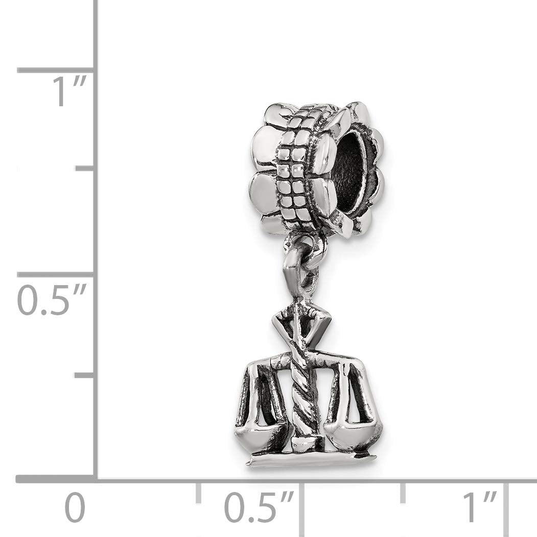 Sterling Silver Reflections Justice Dangle Bead