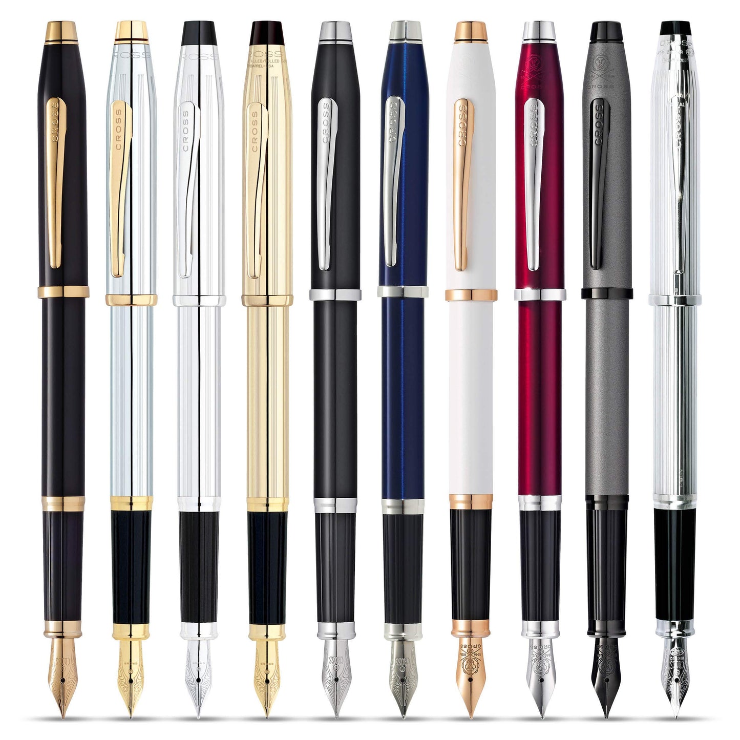 Cross Century II Translucent Cobalt Blue Lacquer Ballpoint Pen