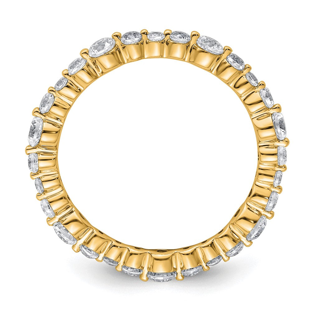 True Origin 14k 1 carat VS D E F Size 7 Eternity Band