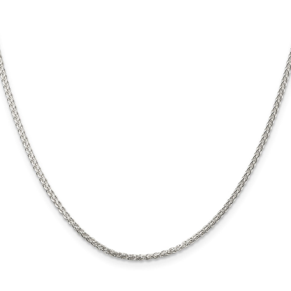Sterling Silver 1.75mm Round Spiga Chain 28 Inches