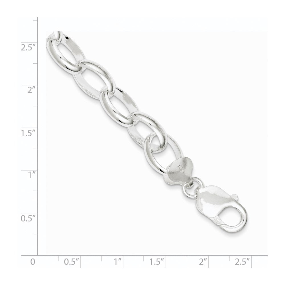 Sterling Silver Rolo Bracelet 7.5 inches