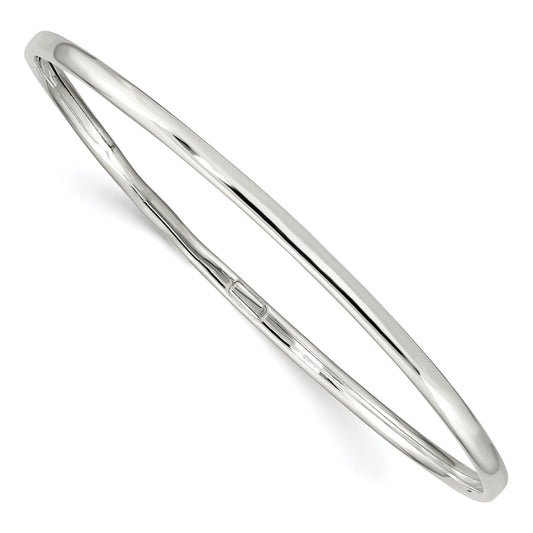 Primal Silver Sterling Silver 3.25mm Bangle Bracelet