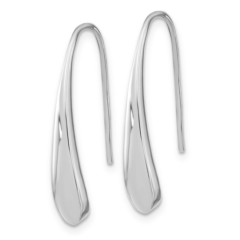Sterling Silver Dew Drop Threader Earrings