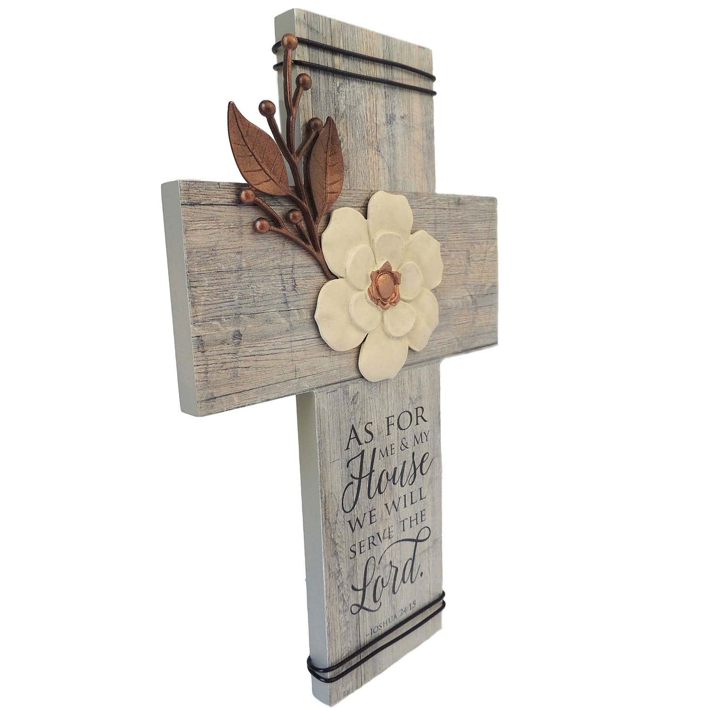 Abbey Plus CA Gift 313254 Wall Cross - As for Me & My House
