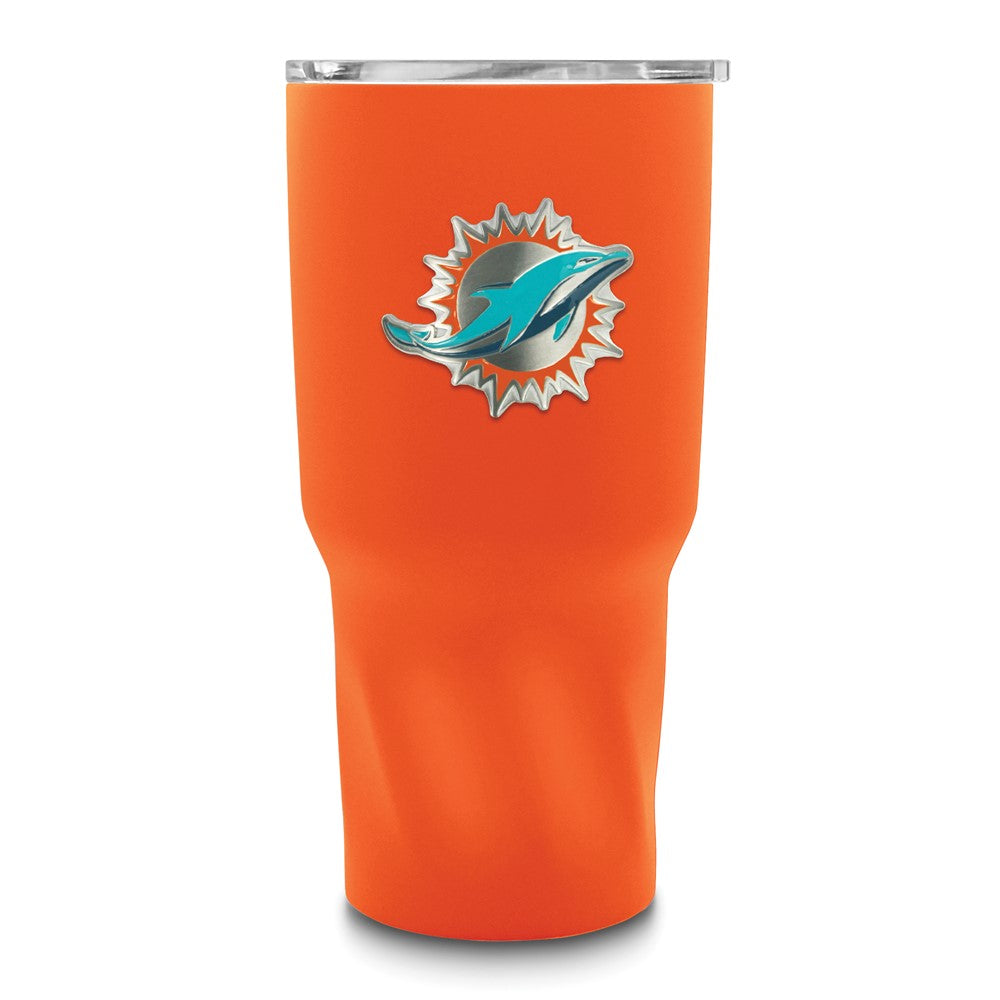 NFL Miami Dolphins Stainless Steel 30 ounce Twist Tumbler with Emblem