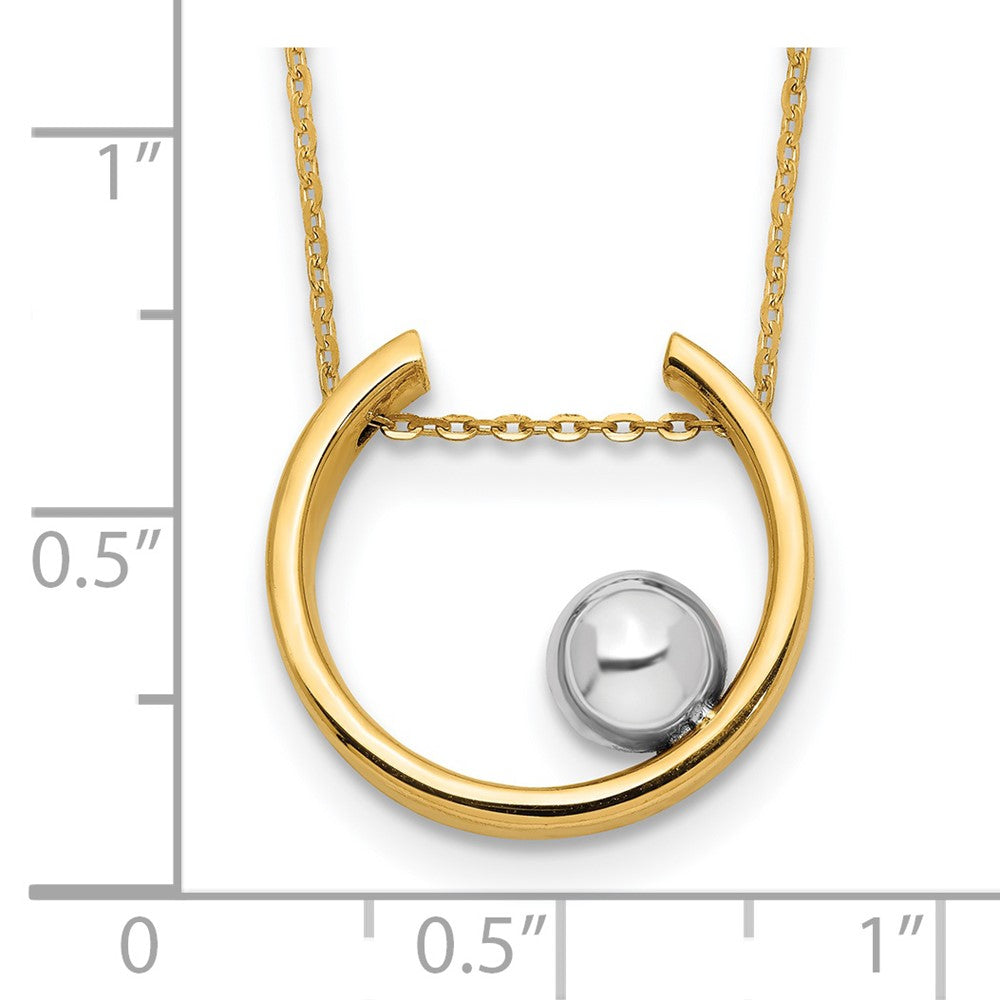14K Two-tone Necklace