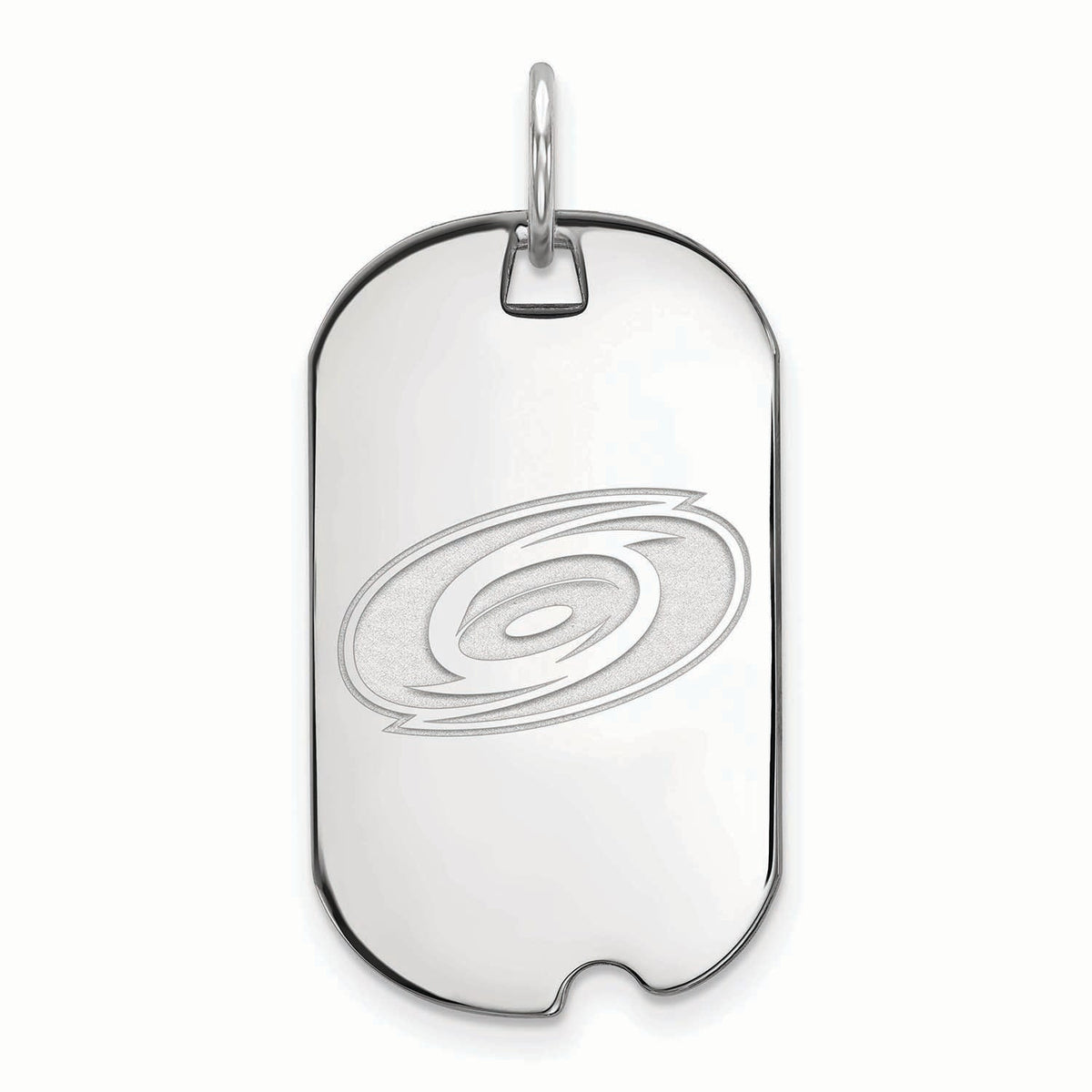 Women's Carolina Hurricanes Sterling Silver Small Dog Tag