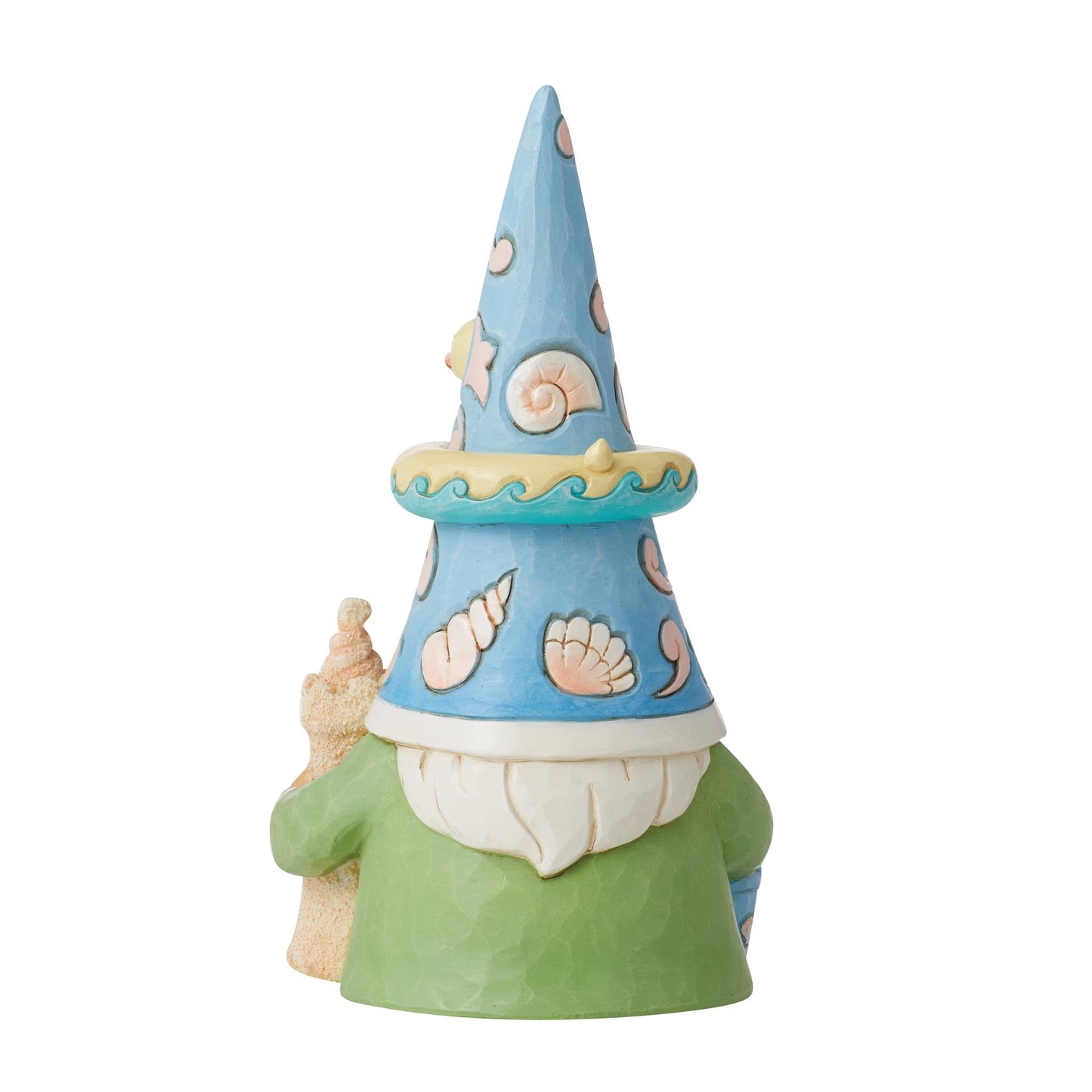 Jim Shore "The Beach Is Calling" Coastal Gnome and Sandcastle Figurine